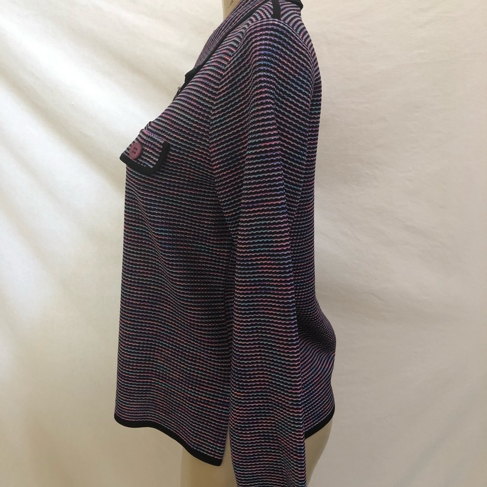 Exclusively Misook Zip Jacket Xs - image 3